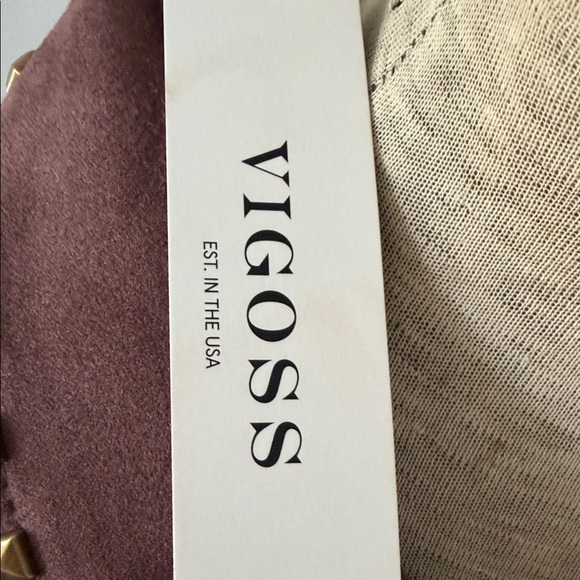 VIGOSS- Brown Faux Suede Studded Trucker Jacket Gold Stud Western Rock Style - Picture 2 of 14